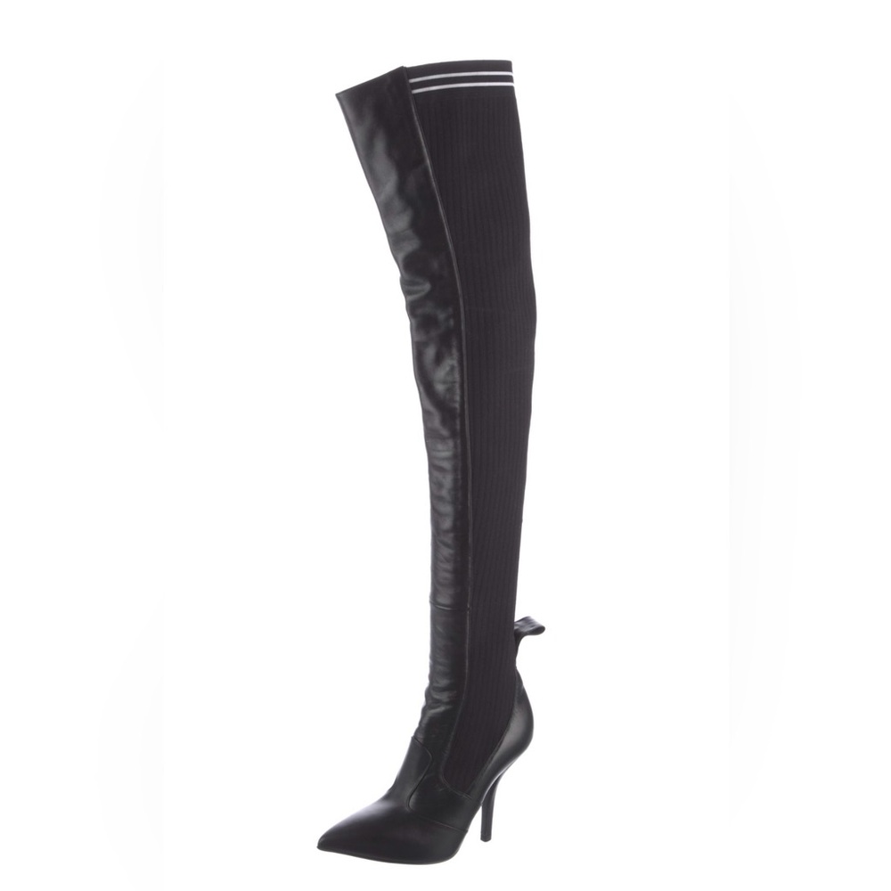 Fendi leather socks Women's Boots